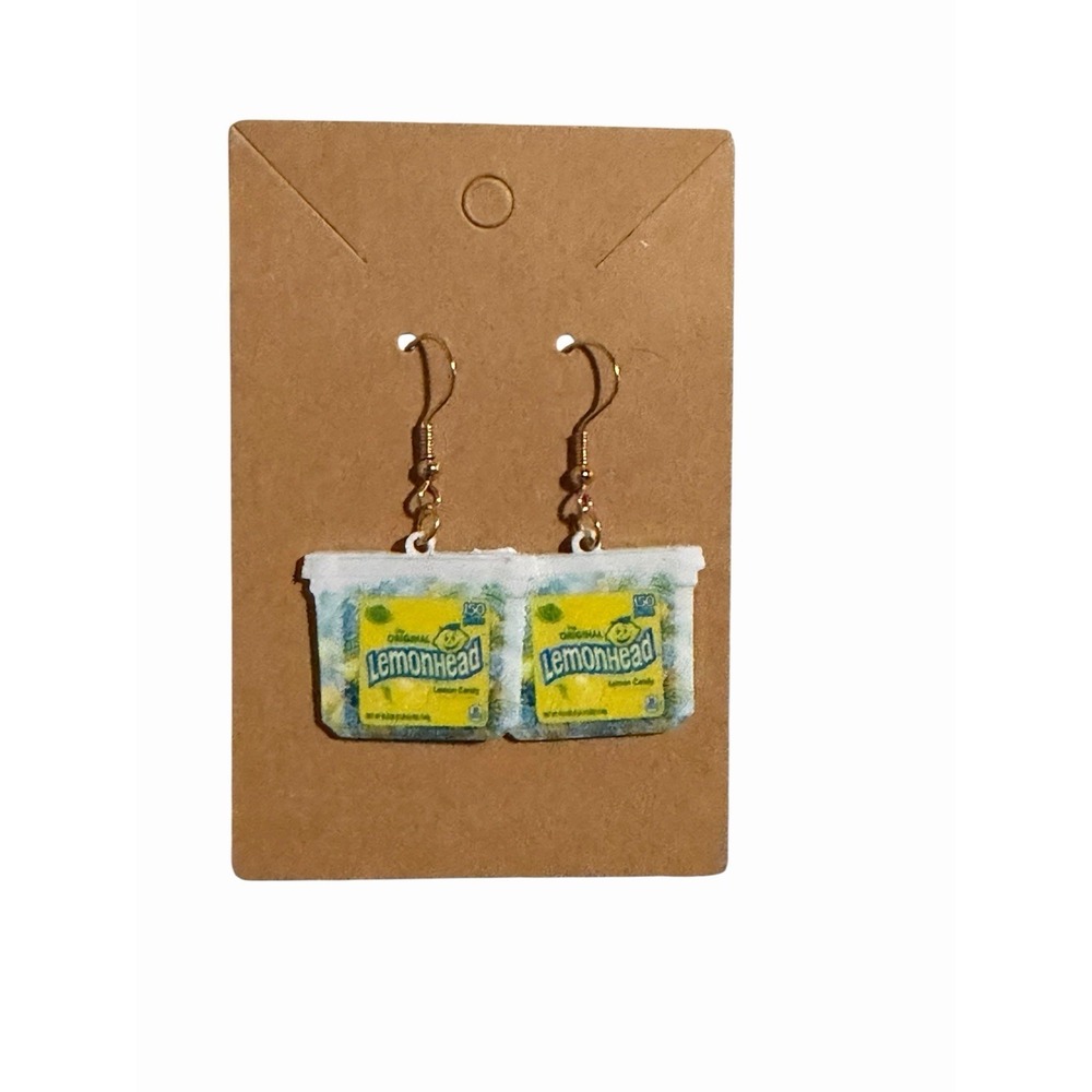 New‎ Novelty Fashion Earrings candy lemon food snack funny